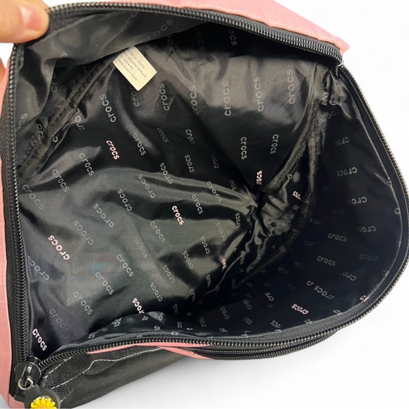 CROCS Pink & Black Sling Backpack - Picture 4 of 8